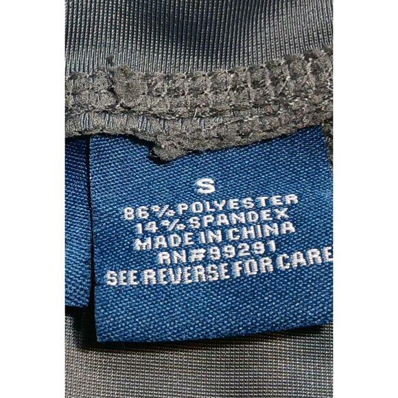 Kanu Surf Mens Small Gray Long Sleeve Protective Swim Shirt Mock Neck with Logo - Picture 3 of 8